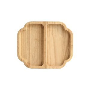 سینی سرو مستطیل 2 خانه مدل ورونی کد 9106